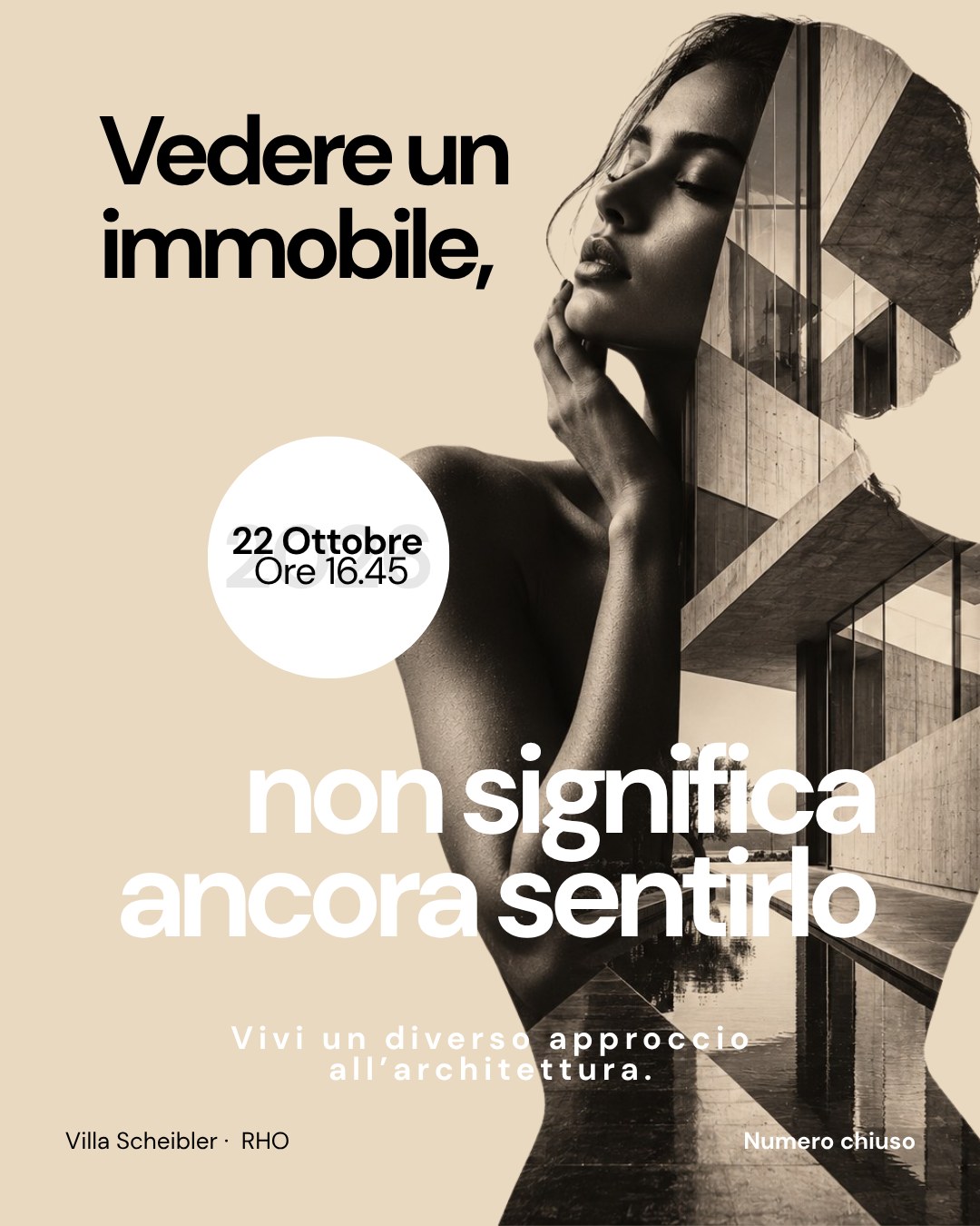 Creatività dell'evento di architettura e filosofia per Torino: Vedere un immobile non significa ancora sentirlo, 22 ottobre ore 16.45